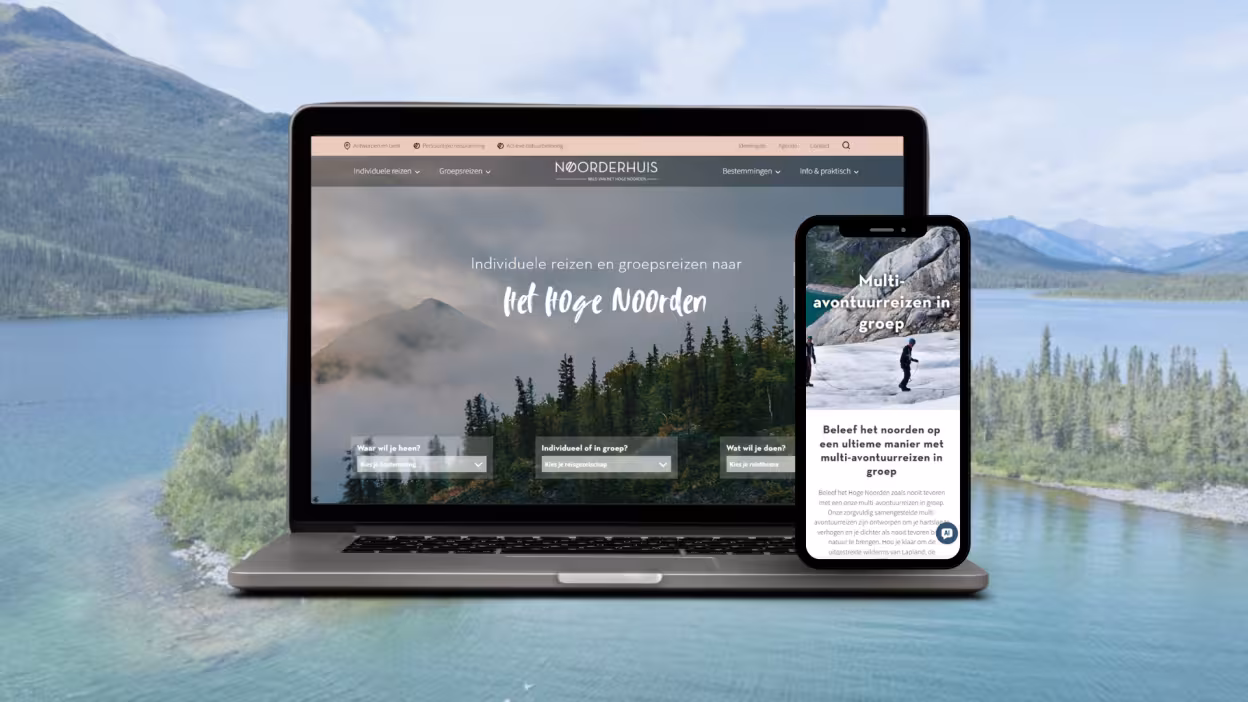 screenshot website noorderhuis