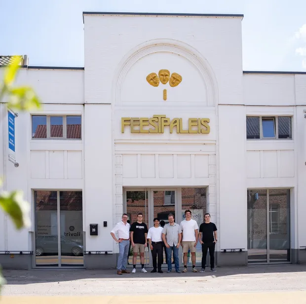 team trivali voor het kantoor